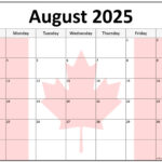 Collection Of August 2025 Photo Calendars With Image Filters. | Wiki Calendar August 2025 Printable Free