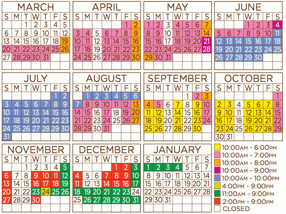 Dollywood Operating Calendar - Calendar Planning Tips | Dollywood Crowd Calendar August 2025
