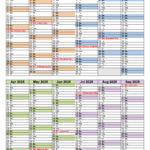 Fiscal Calendars 2025   Free Printable Pdf Templates | Economic Calendar August 2025