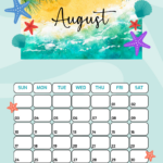 Free August 2025 Calendar Template To Edit Online | Printable Calendar 2025 August