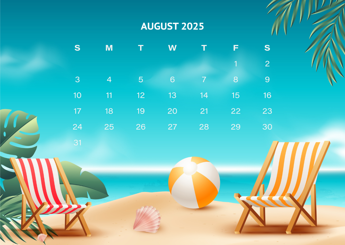 Free August 2025 Calendar Templates, Editable And Printable | Calendar 2025