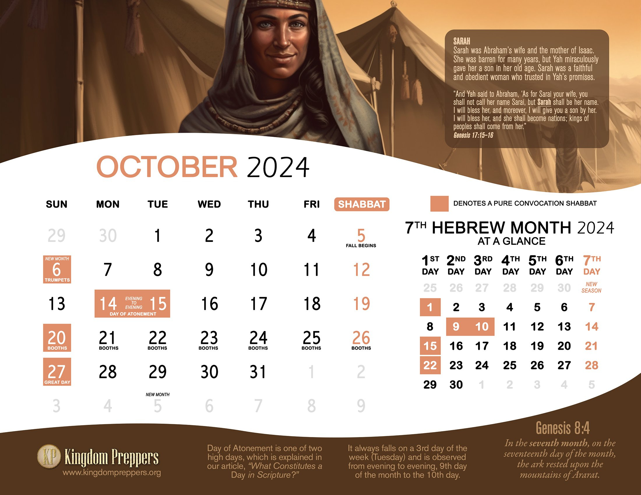 Hebrew Israelite Calendar (2024-2025) — Kingdom Preppers | Calendar 2025