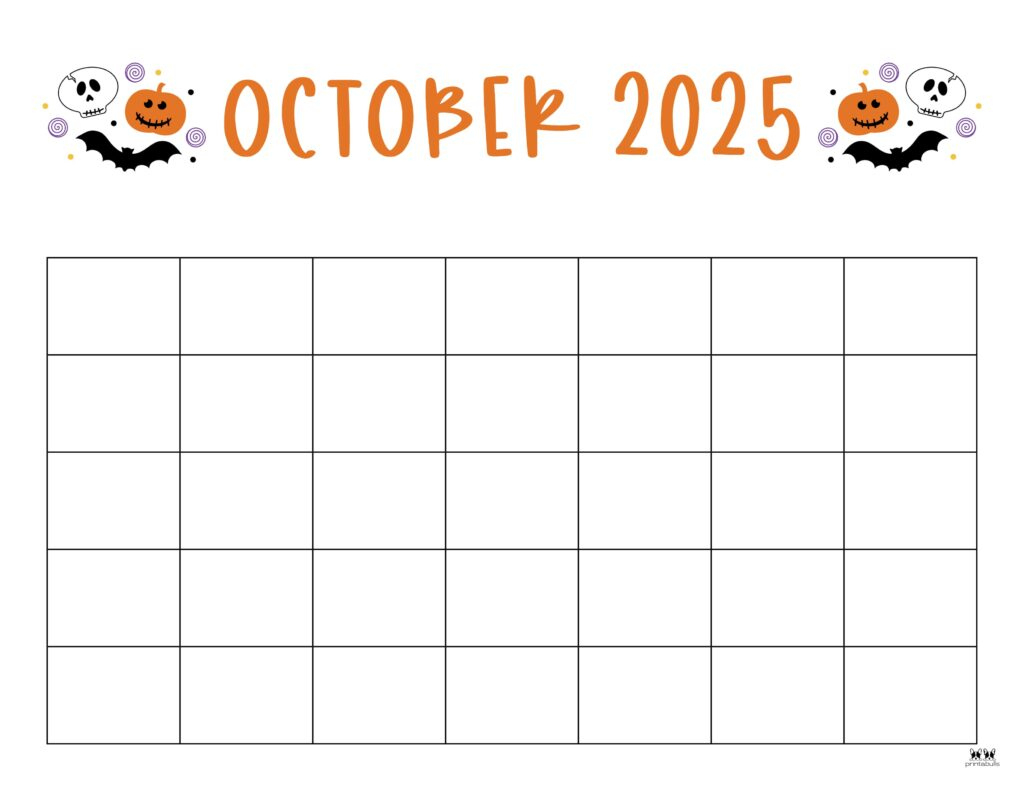 October 2025 Calendars - 107 Free Printables | Printabulls | August September October 2025 Calendar Printable Free