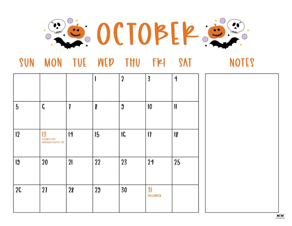 October 2025 Calendars - 107 Free Printables | Printabulls | August September October 2025 Calendar Printable Free