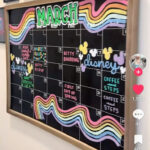 Pintaylor Rund On Calendar Ideas In 2025 | Chalkboard Wall | August 2025 Calendar Ideas Chalkboard