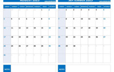 Printable August And September 2025 Calendar – Free Pdf & Jpg | Printable August and September Calendar 2025