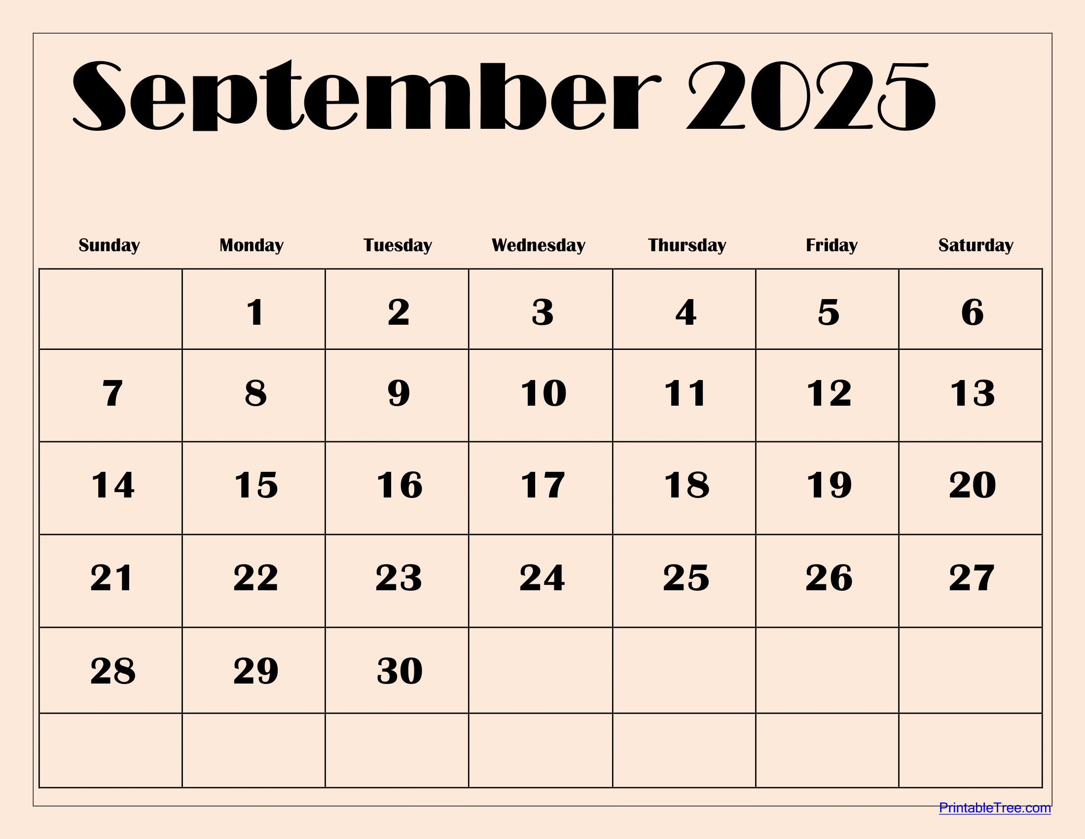 September 2025 Calendar Printable Pdf Template With Holidays | August 2025 September 2025 Calendar