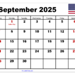September 2025 Calendar Printable Pdf Template With Holidays | August September 2025 Calendar With Holidays