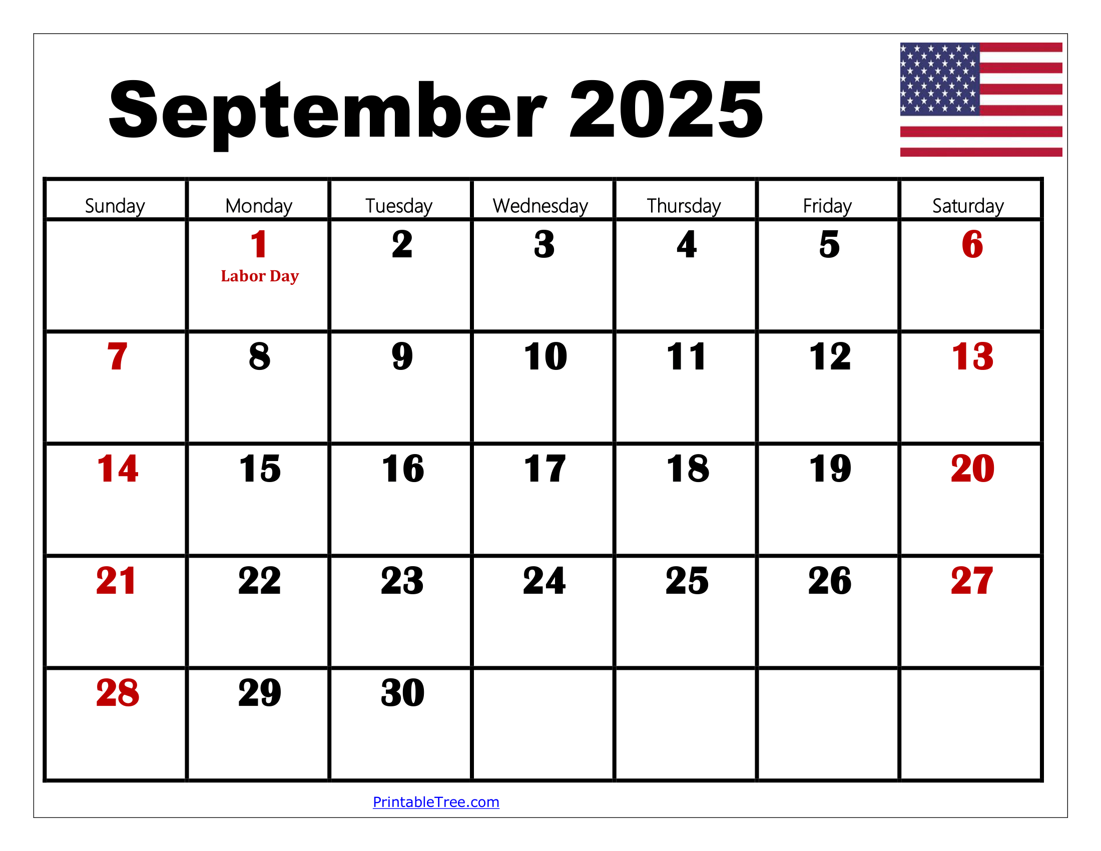 September 2025 Calendar Printable Pdf Template With Holidays | August September 2025 Calendar With Holidays