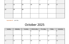 September And October 2025 Calendar | Wikidates | August September October Calendar 2025