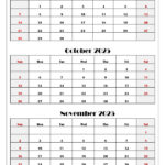 September To November 2025 Calendar Printable Pdf | Three Months |  Calendar 2025