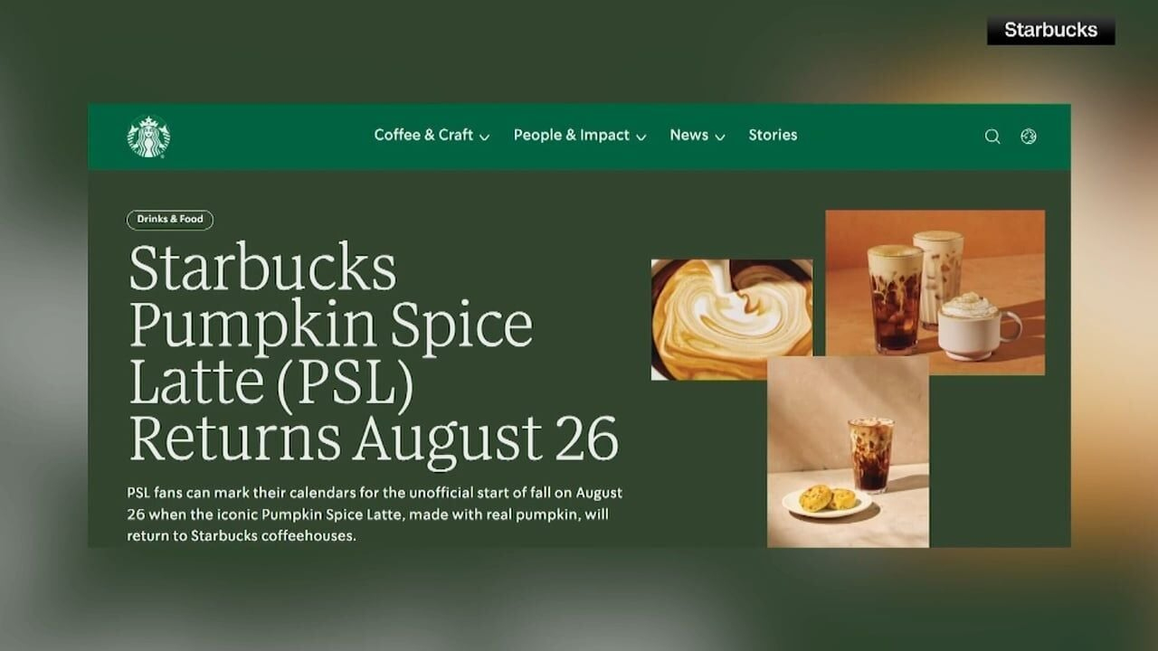 Starbucks Reveals Release Date For Its Pumpkin Spice Lattes | Calendar 2025